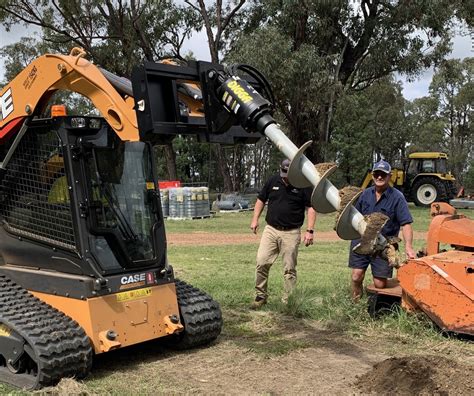 skid steer auger bucket|cat skid steer auger attachment.